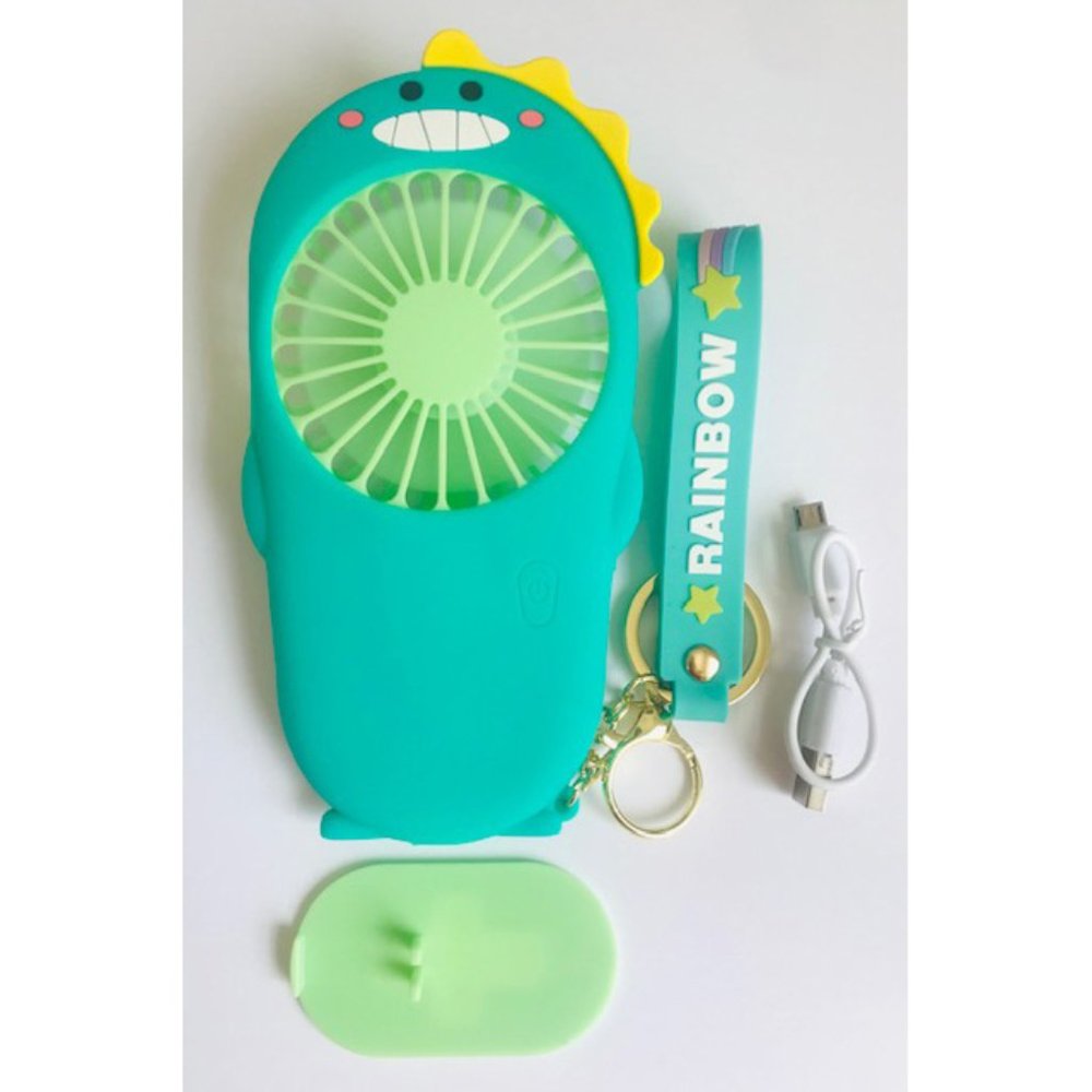 Green - Lovely Mini Portable Pocket USB Fan